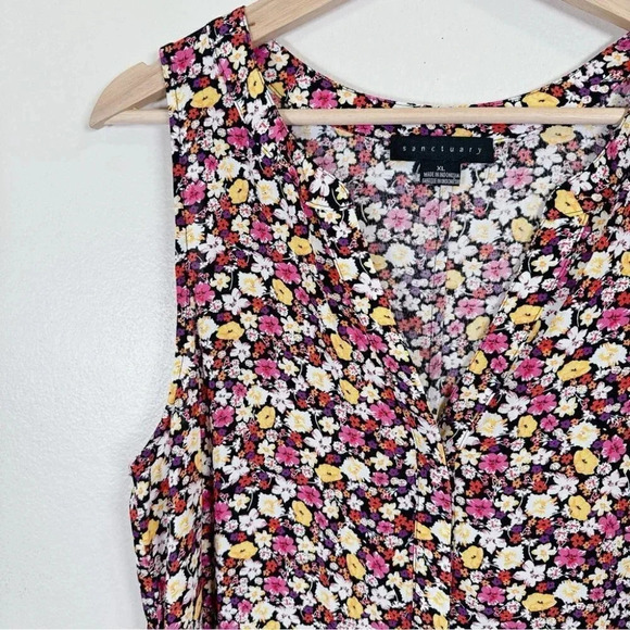 Sanctuary Craft Sleeveless Floral-Print Top - Picture 8 of 16